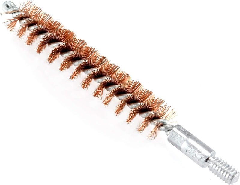BOOSTEADY 5 Pcs Phosphor Bristle Bronze Bore Gun Cleaning Brush for Pistol Shotgun with 50 Professional Square Patches Multi-Caliber - Image 4